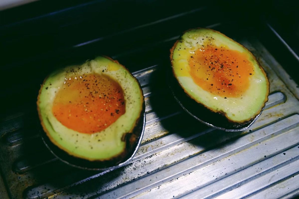 ♨️get牛油果烤蛋超美味的小点心，一个烤箱就足够了！  ➿