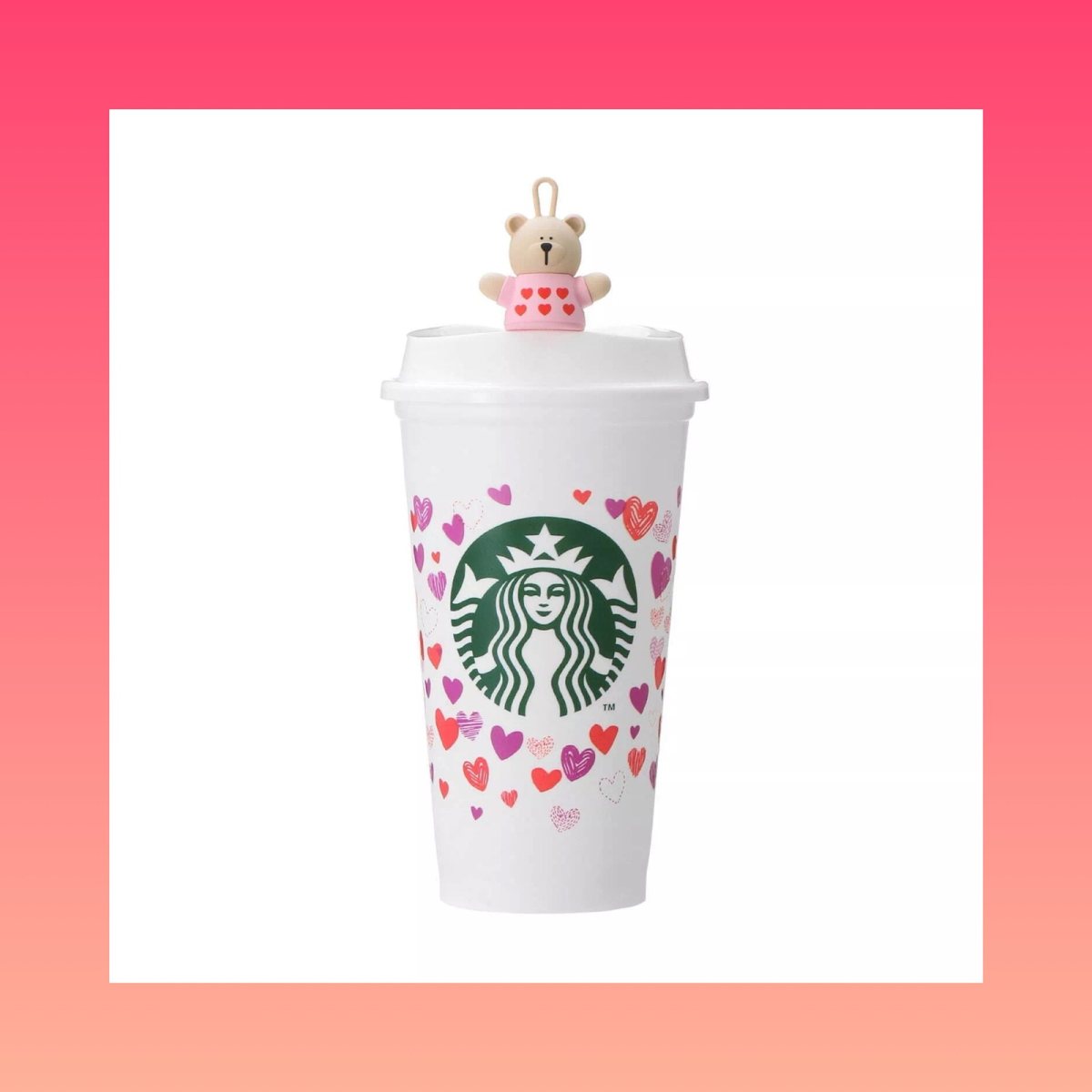 ❤️2022年日本推出的星巴克情人节限定杯，今年的情人节以可