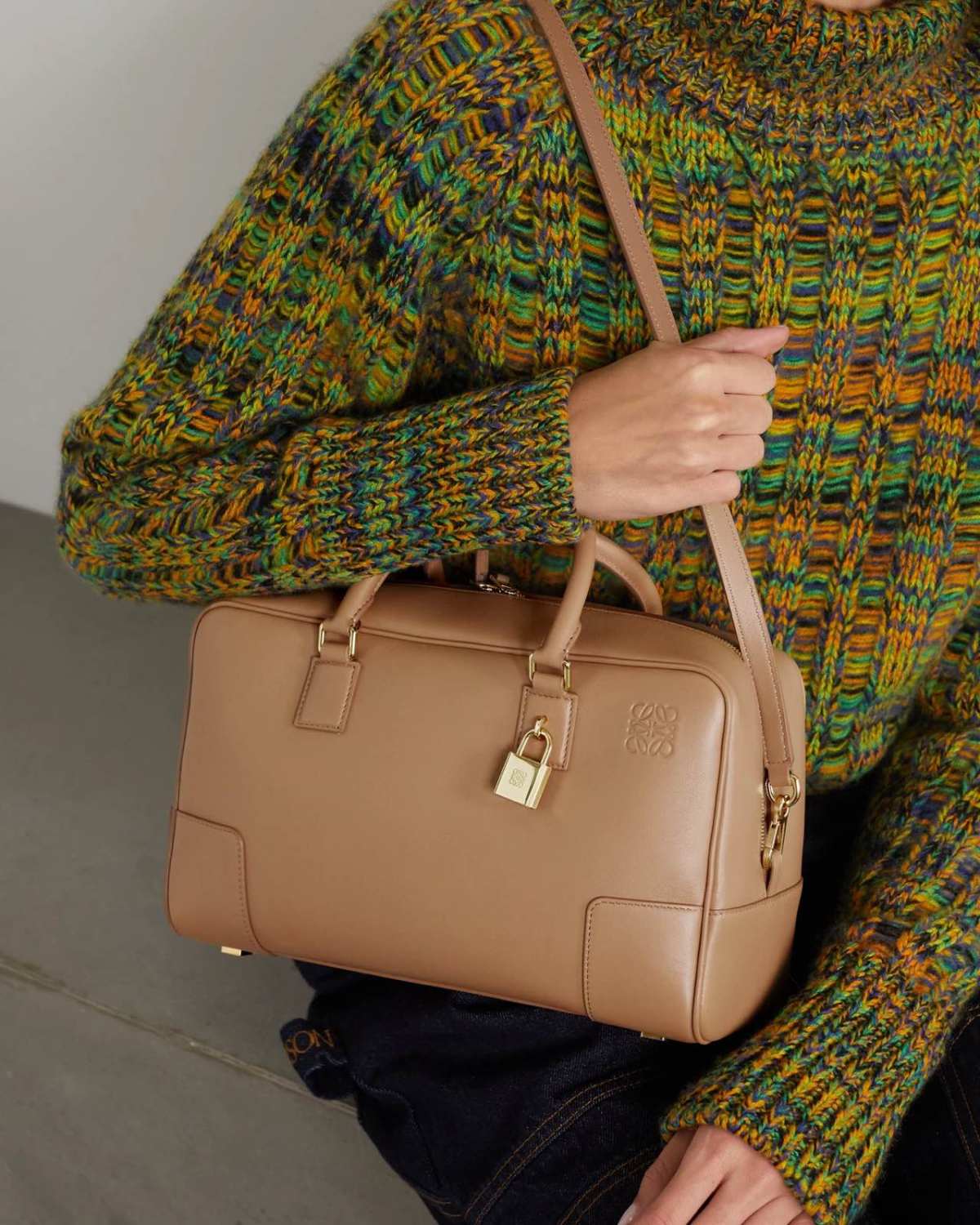 罗意威amazona手提包40年的经典老包别具一番韵味