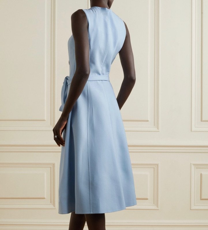 👗 Oscar de la Renta天蓝色清新脱俗气质连