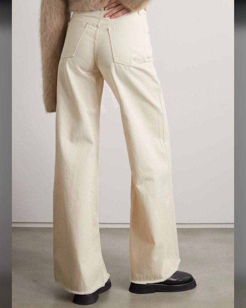 👖 MOTHER OF PEARL高腰阔腿牛仔裤，胶囊衣橱