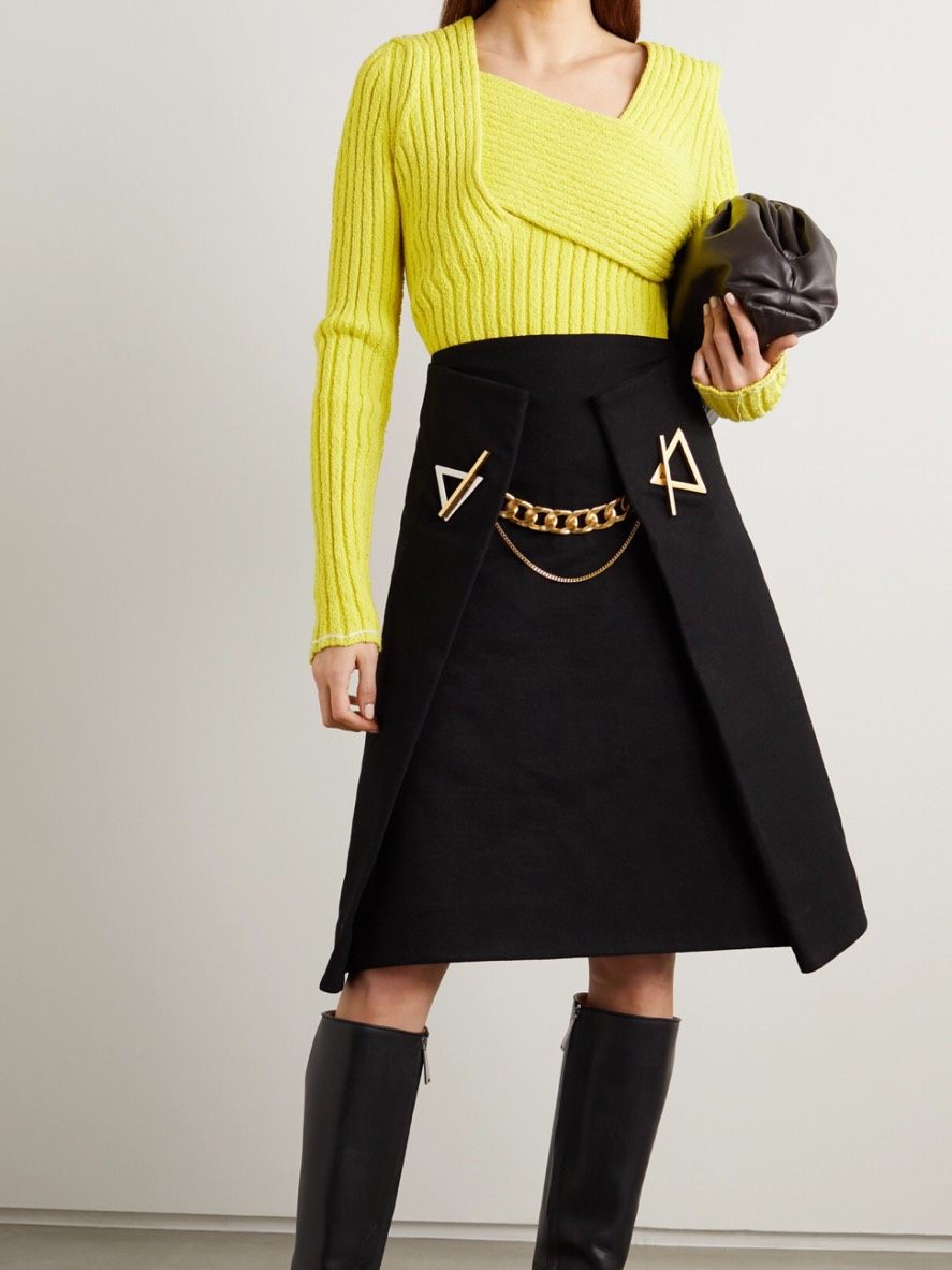 💛Intrecciato编织这一经典工艺不仅仅使用在包上，