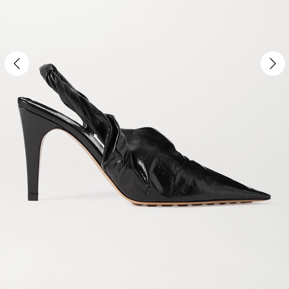 bottegaveneta褶皱女巫鞋精致又时髦哦