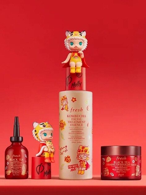 🐯LVMH 旗下护肤品牌「fresh」联名泡泡玛特热门 I