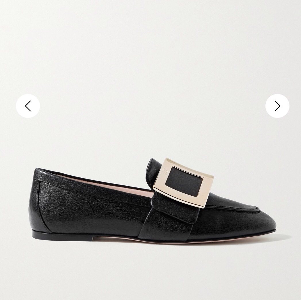 ✅这两年非常火的Roger Vivier，方形水钻配饰高跟鞋