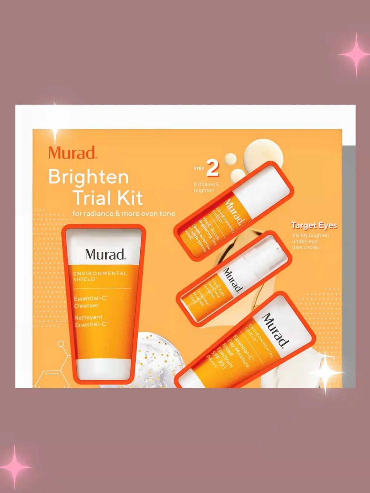 Murad Brighten Trial Kit一个套装就能