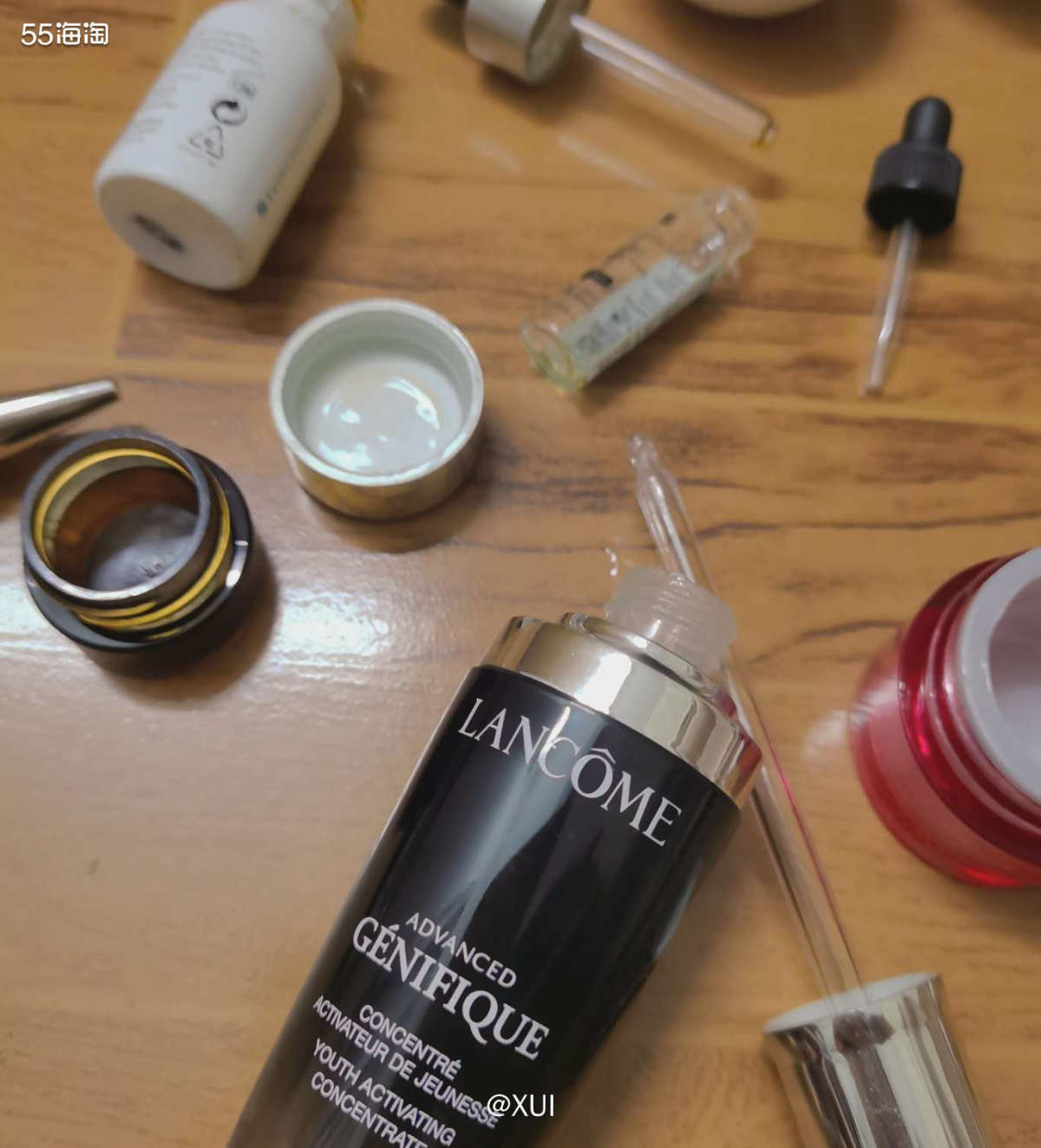 自从学会了海淘空瓶里面中小样居多，特别是雅诗兰黛的赠品，上半
