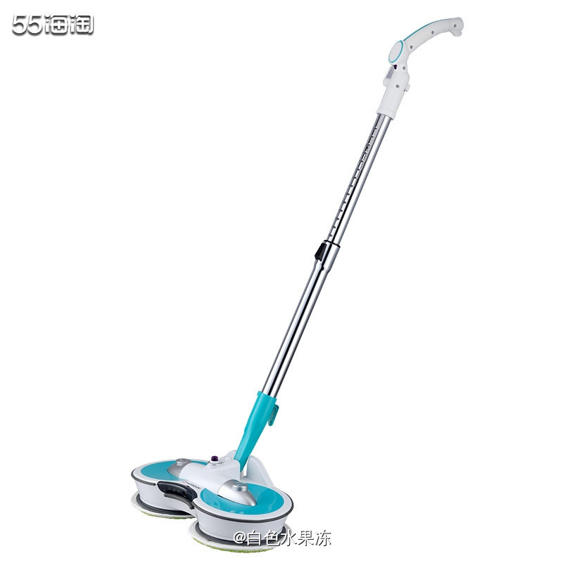 1.这个拖把是在淘宝上买的。价格很实惠，一百多块钱，他是有线