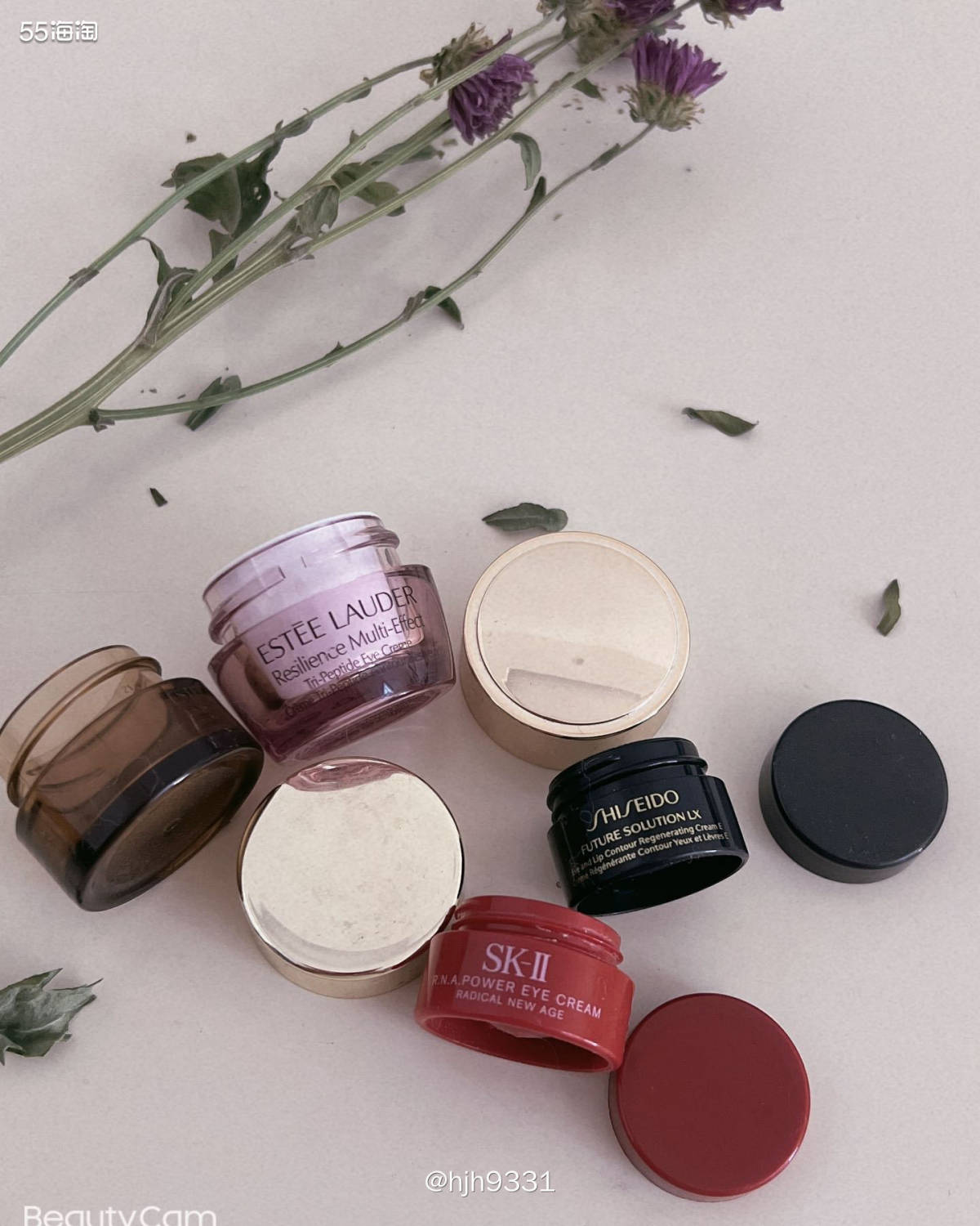 ✨这是近期用完的眼霜空瓶，都是小样，哈哈～其实要说空瓶，我已