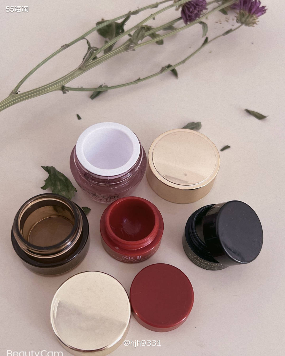 ✨这是近期用完的眼霜空瓶，都是小样，哈哈～其实要说空瓶，我已