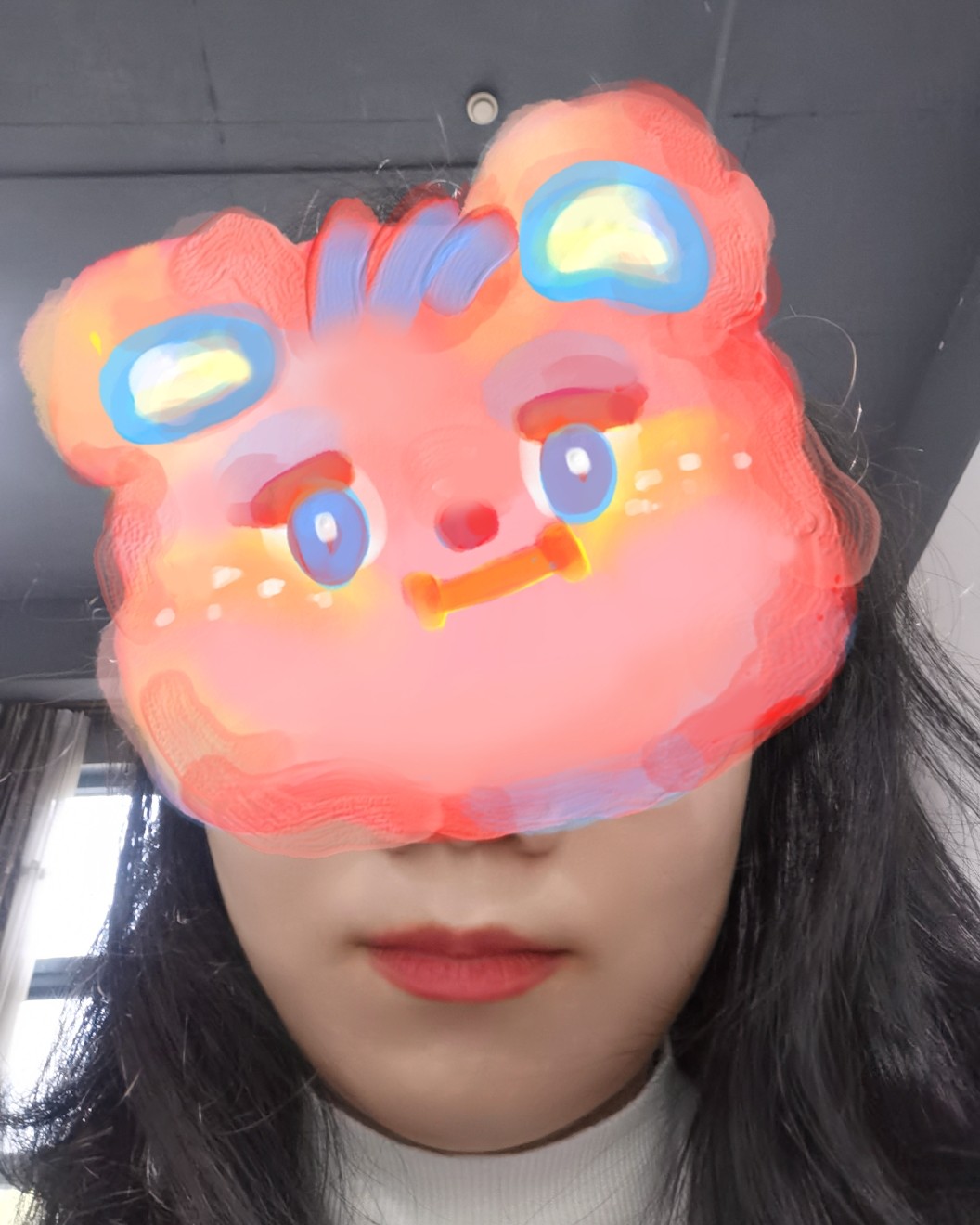 ✅今日份口红是阿玛尼唇釉206色号，我习惯性薄薄的涂一层，这