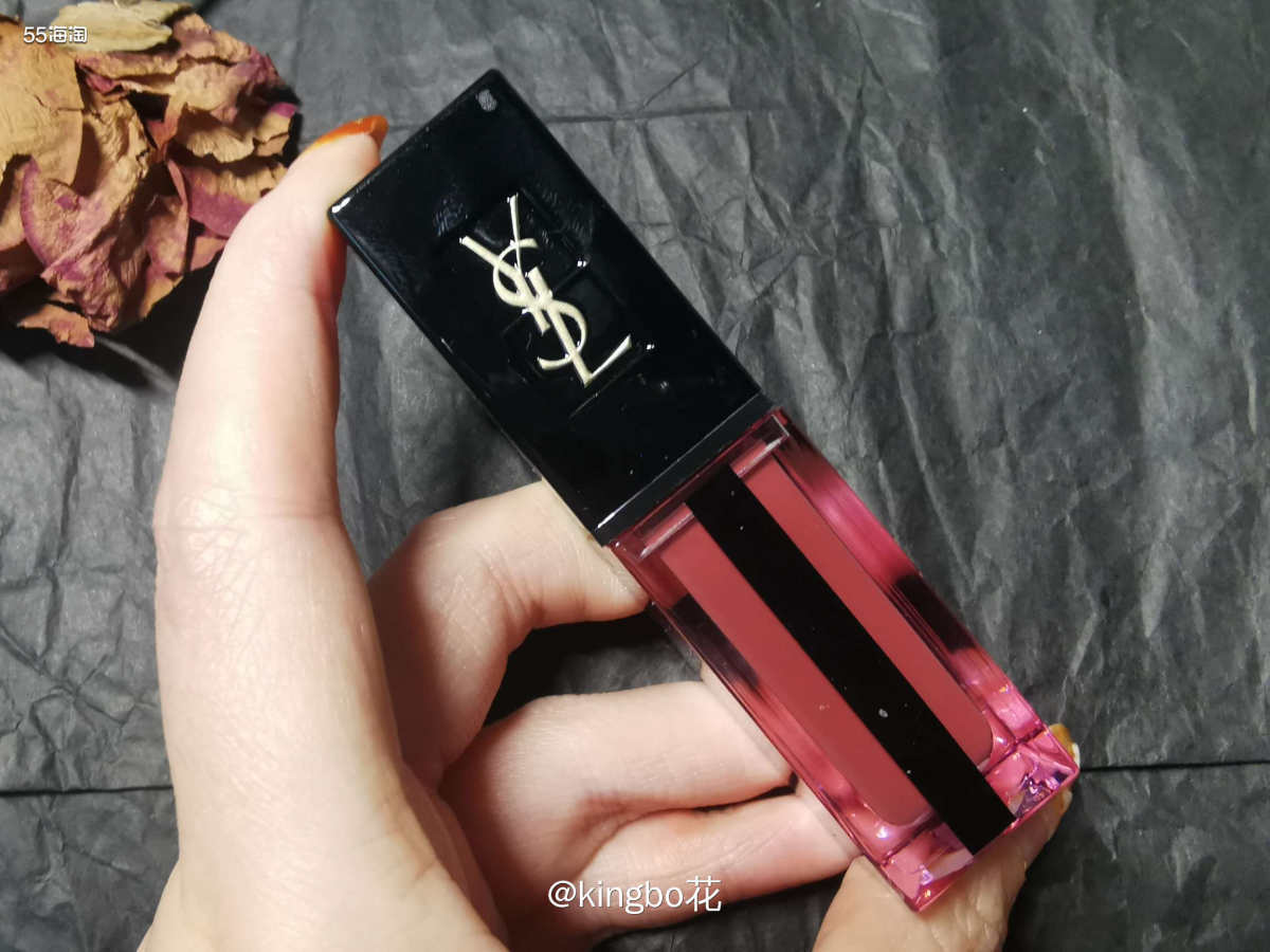🔴YSL617水光唇釉，超好看的豆沙色，淡妆浓妆皆宜，对得