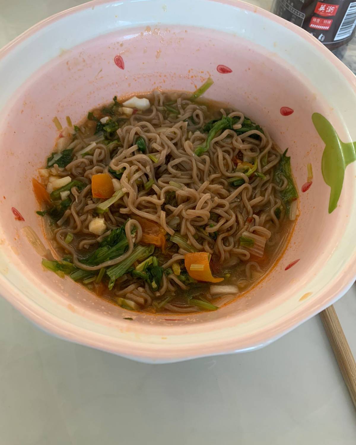 今天早餐有认真准备，没有测过热量。自觉还算是低热量的干豆腐卷