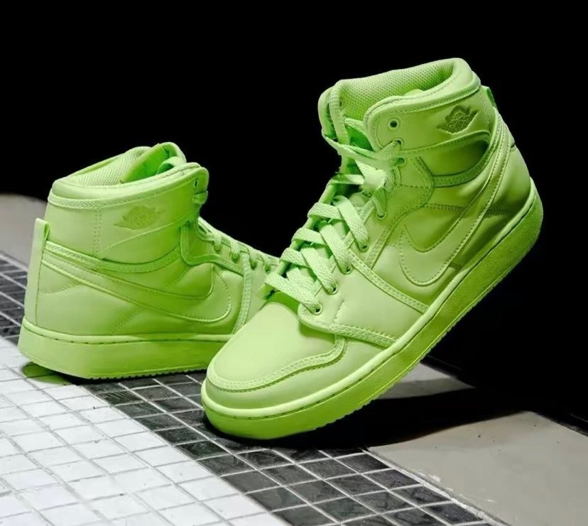 ❇️Air Jordan 1 KO AJ1碧梨联名款荧光绿球