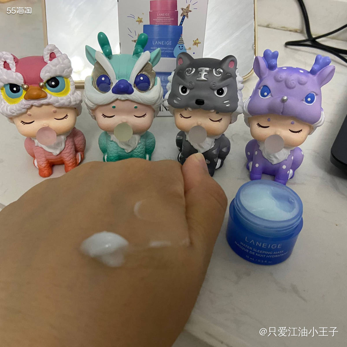 🎁我护肤品中的兰芝产品是在丝芙兰的生日礼物中获取的，里面包