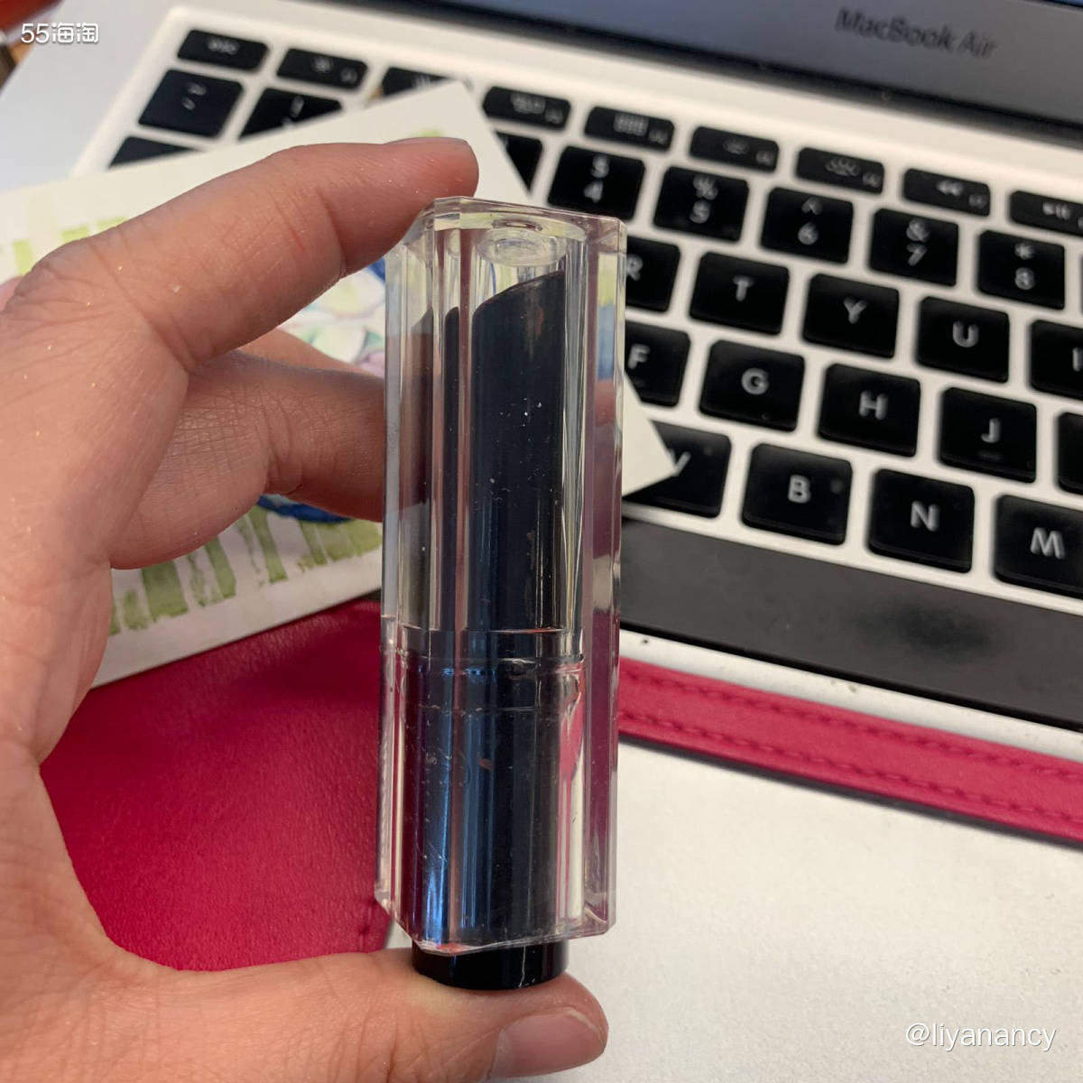 ✨色号：娇兰小黑裙003  ✨显色度：挺好的，元气的水红色，