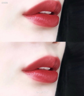 口红试色了～兰蔻#256色口红绝美