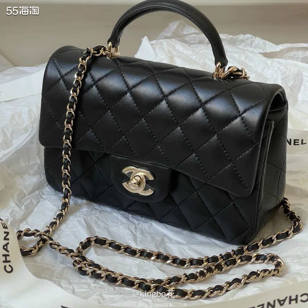 🔴每个女人都梦寐以求的小香包，Chanel cf链条包，颜