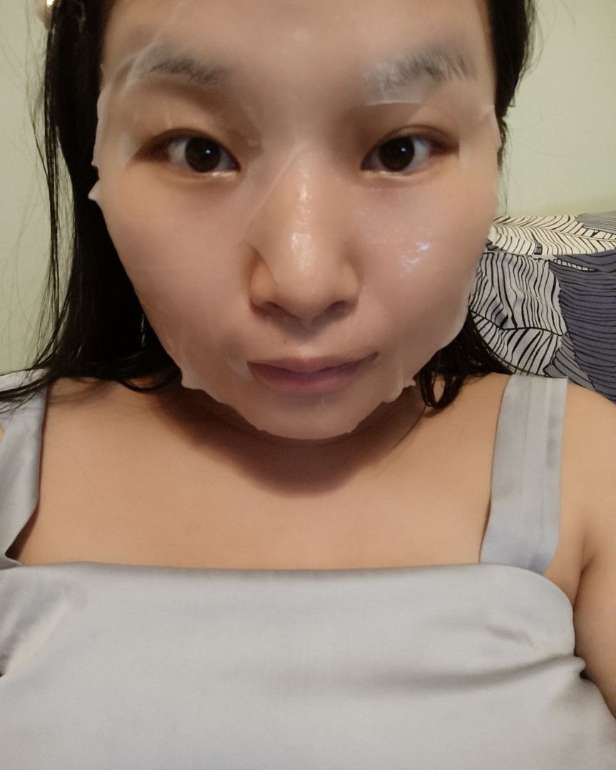 ✅打卡面膜: 贝妮格林绿色小露珠  ✅面膜功效: 保湿补水 