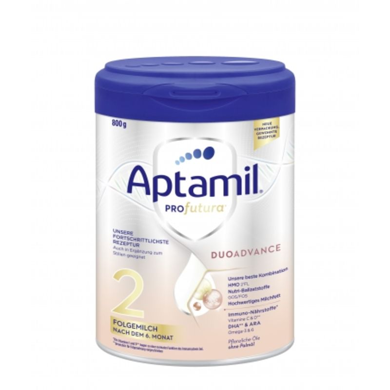 【4件装】Aptamil 爱他美 德国白金版 2段6个月起 2021新版铁罐装 800gx4