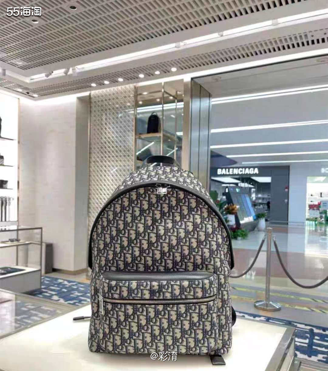 迪奥Oblique这款双肩背包款真的好好看呐，出品真的是美呆
