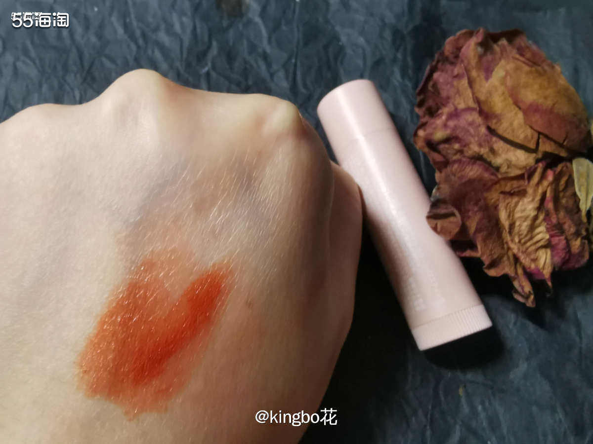 🔴松本清argelan，琥珀玫瑰有色唇膏，滋润细腻遮唇纹，