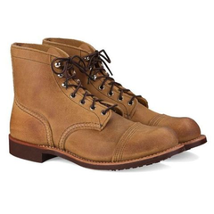 限时补贴500！Red Wing Shoes红翼 Red Wing Iron Ranger 浅棕色