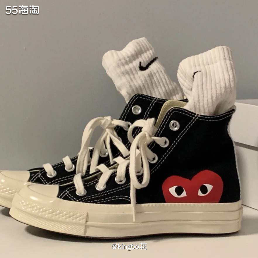 🔴人气爆款！converse 匡威爱心眼球鞋，俏皮可爱减龄
