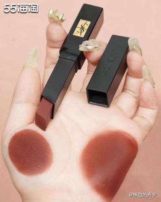 YSL 小黑条313赤luo金砂，胡萝卜番茄色，元气满满非常