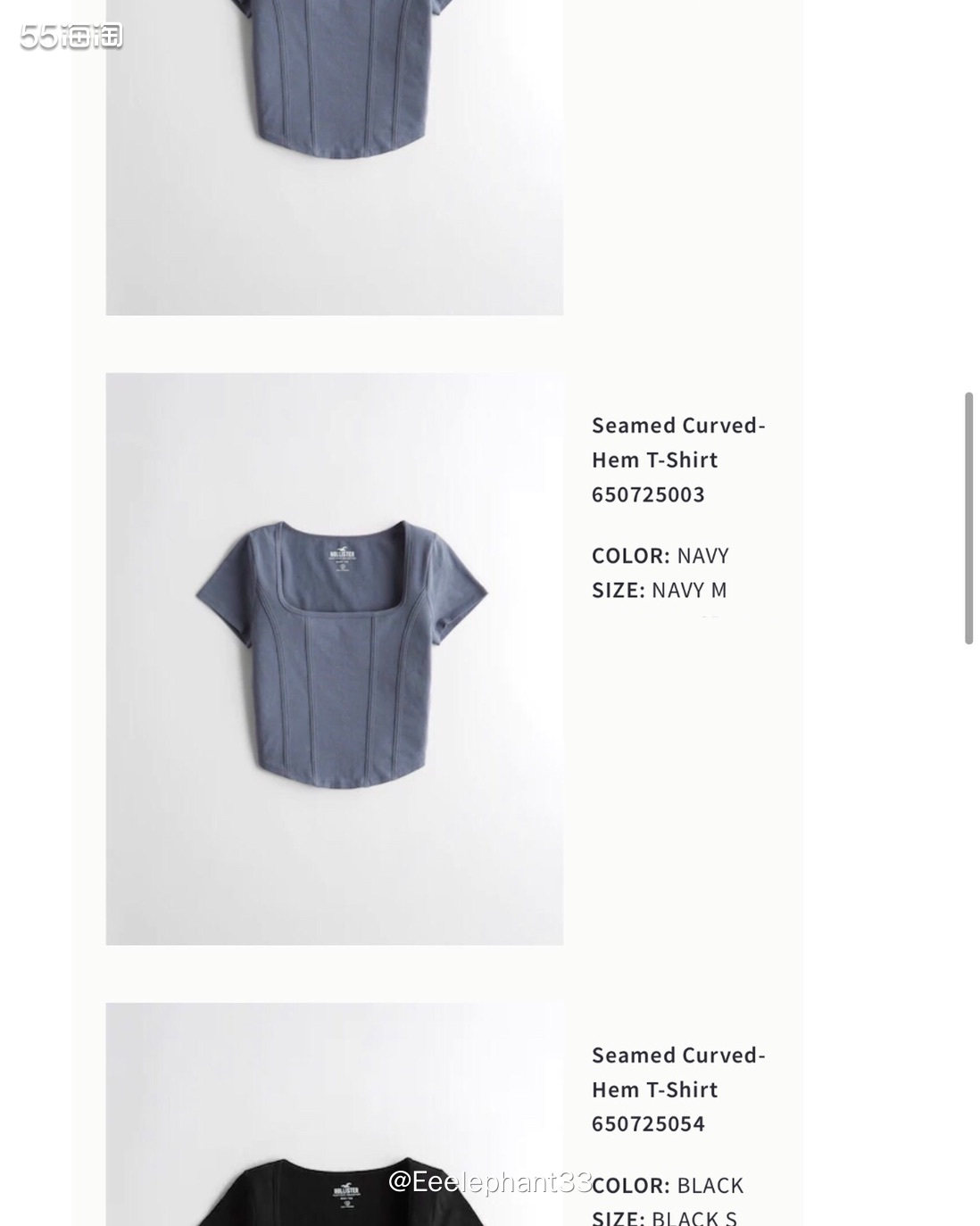 骨T、老爹裤、喇叭裤，Hollister家真的很多经典耐看款