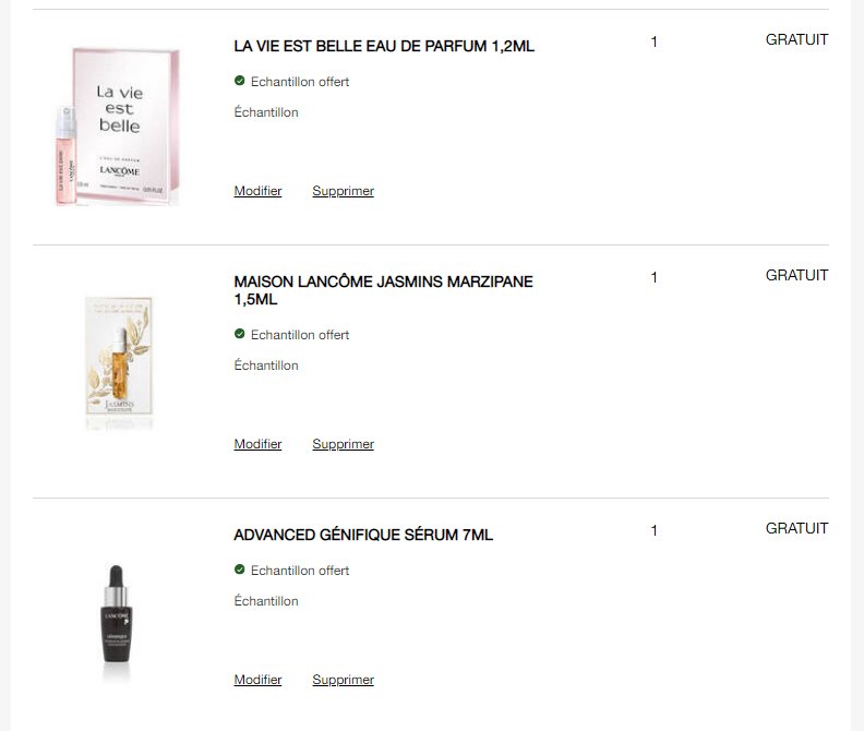 Lancome法国官网活动太给力了，无门槛送两套菁纯面霜礼盒