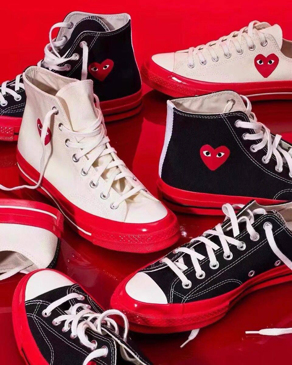 CDG x Converse 匡威联名川久保玲1970S红底帆布鞋，潮人必入款！,Deal