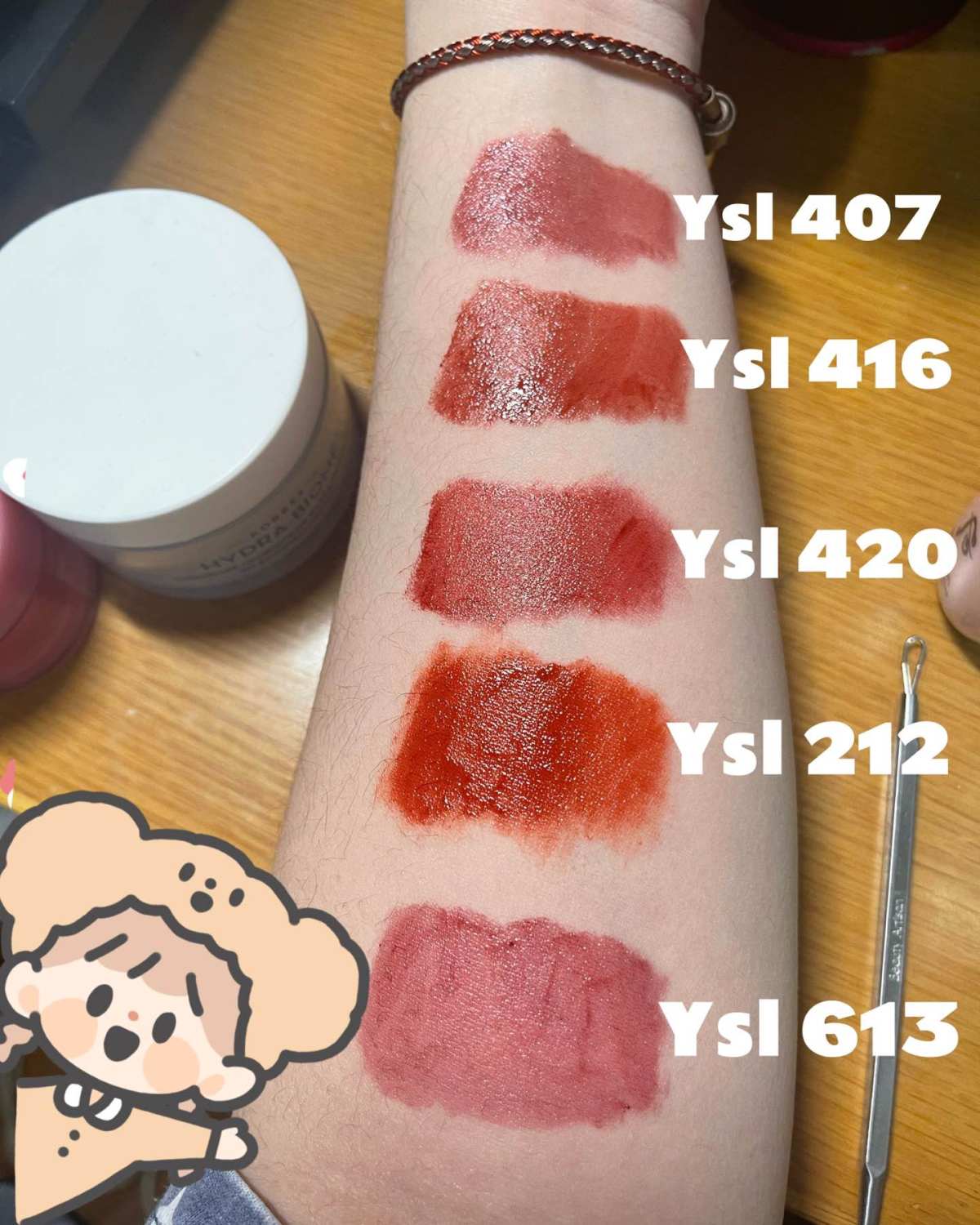 💄YSL的唇釉颜色真的深得我心！  📷都是室内光➕iPh