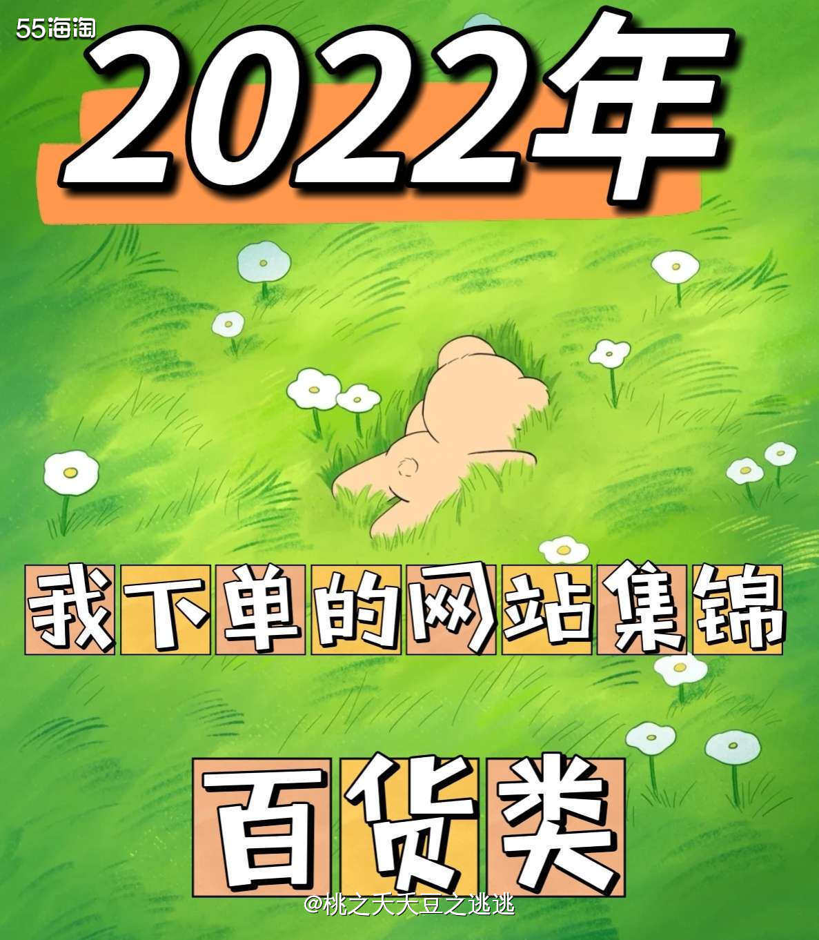🟠这里继续介绍2022年我下单过的网站集锦，文章太长，我分