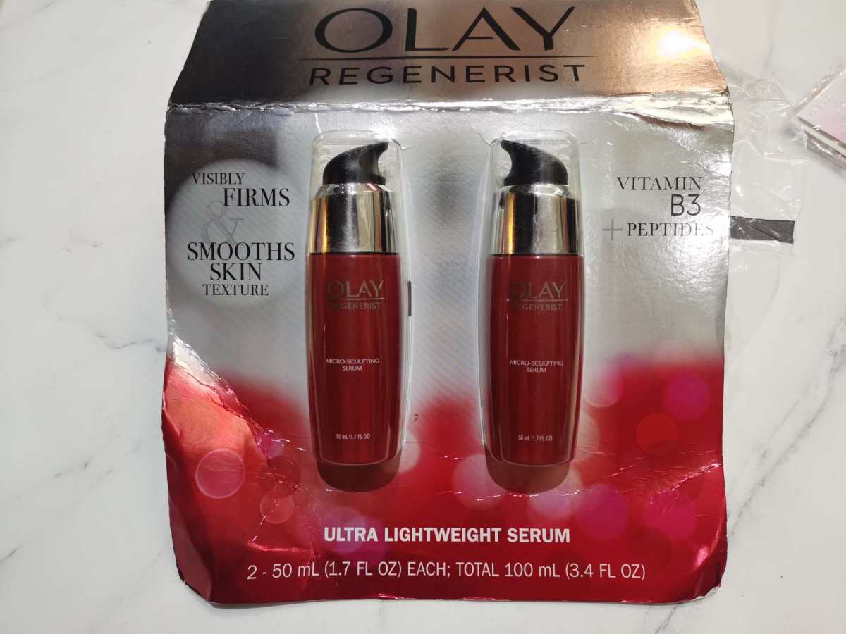 ✅五一收到的礼物，来自55海淘的爱，收到了OLAY修护精华乳