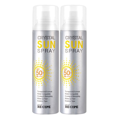 【2件包邮装】RE:CIPE/玥之秘 水晶*喷雾 SPF50 150ML*2