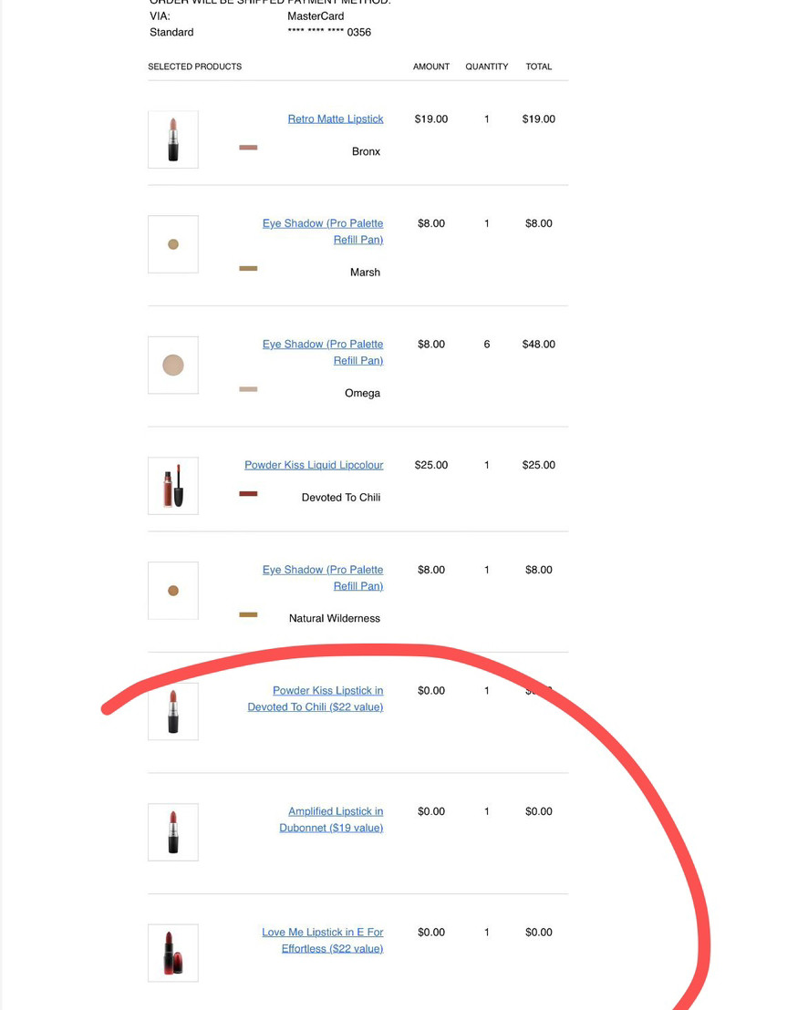 MAC新活动，觉得不错就又冲了！ 满$80送3件正装口红（价