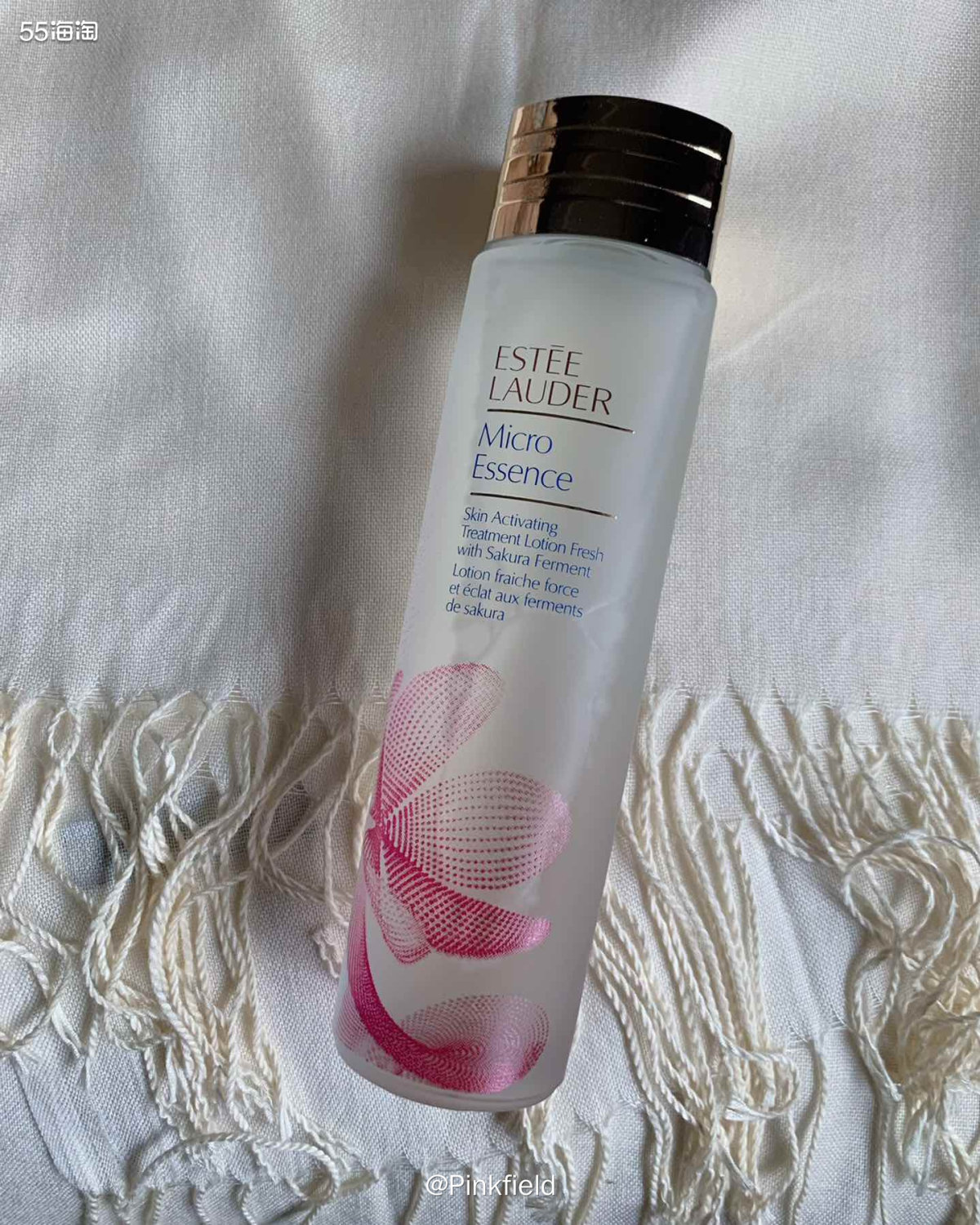 🌸雅诗兰黛有两大微精华水：原生液跟樱花水，分别为不同肤质设