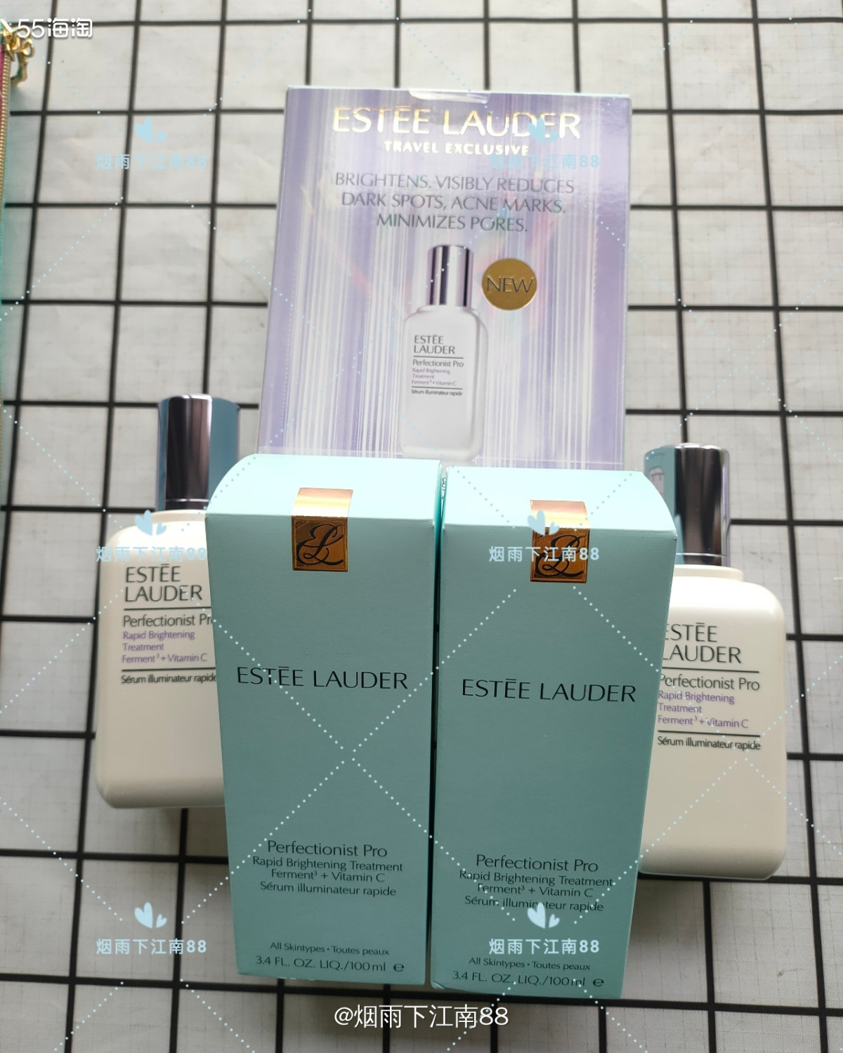 雅诗兰黛肌光精华，国内也称为打弹，官方号称28天就有明显淡效