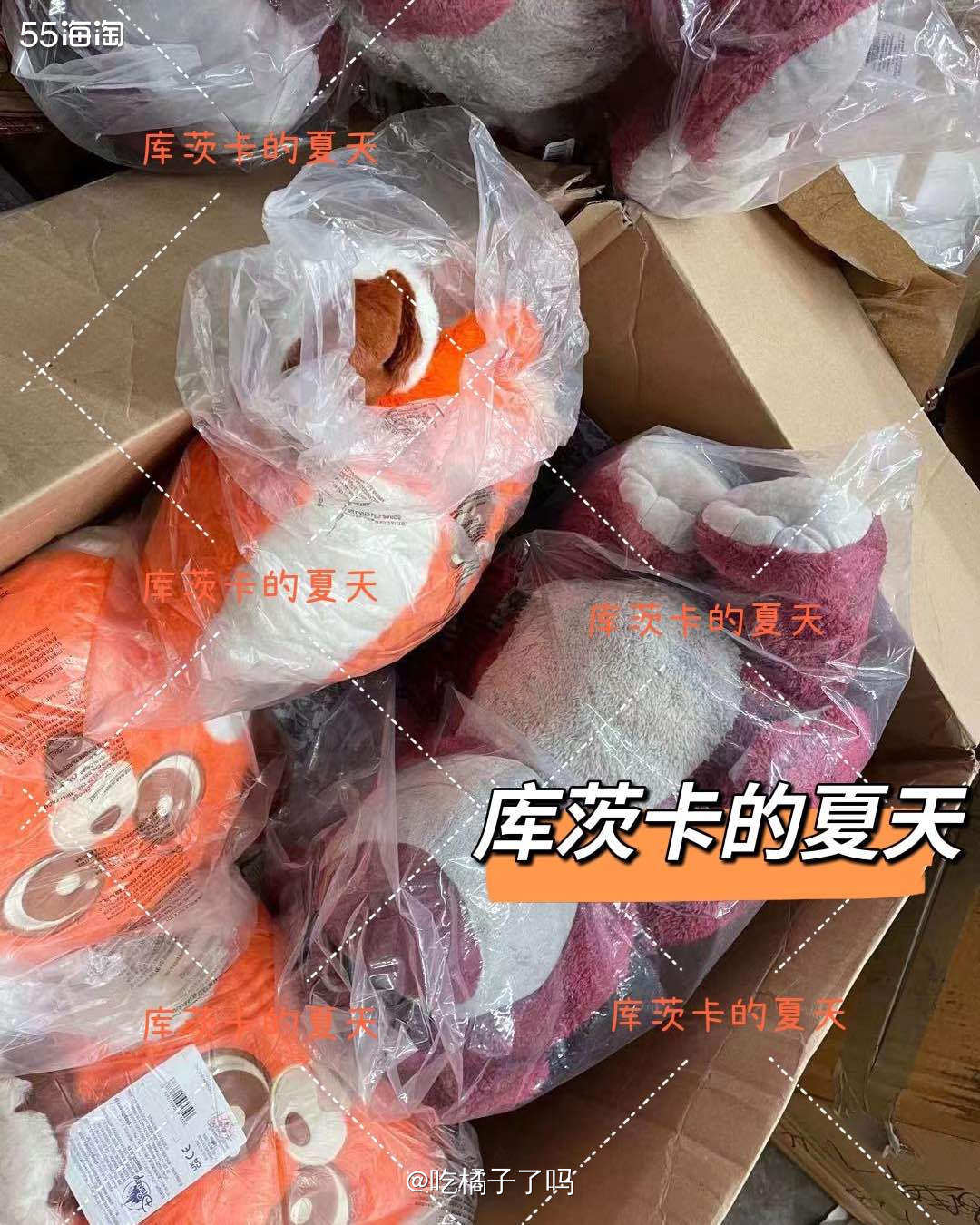 开心🥳迪士尼买的毛绒熊终于收到啦！  走的168美中转运，