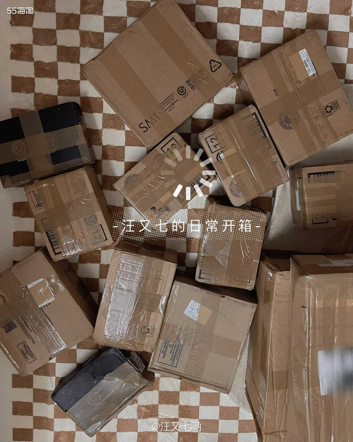 最近📦来的有点多哦，今天又到了十多个📦！ 其实都是之前疫