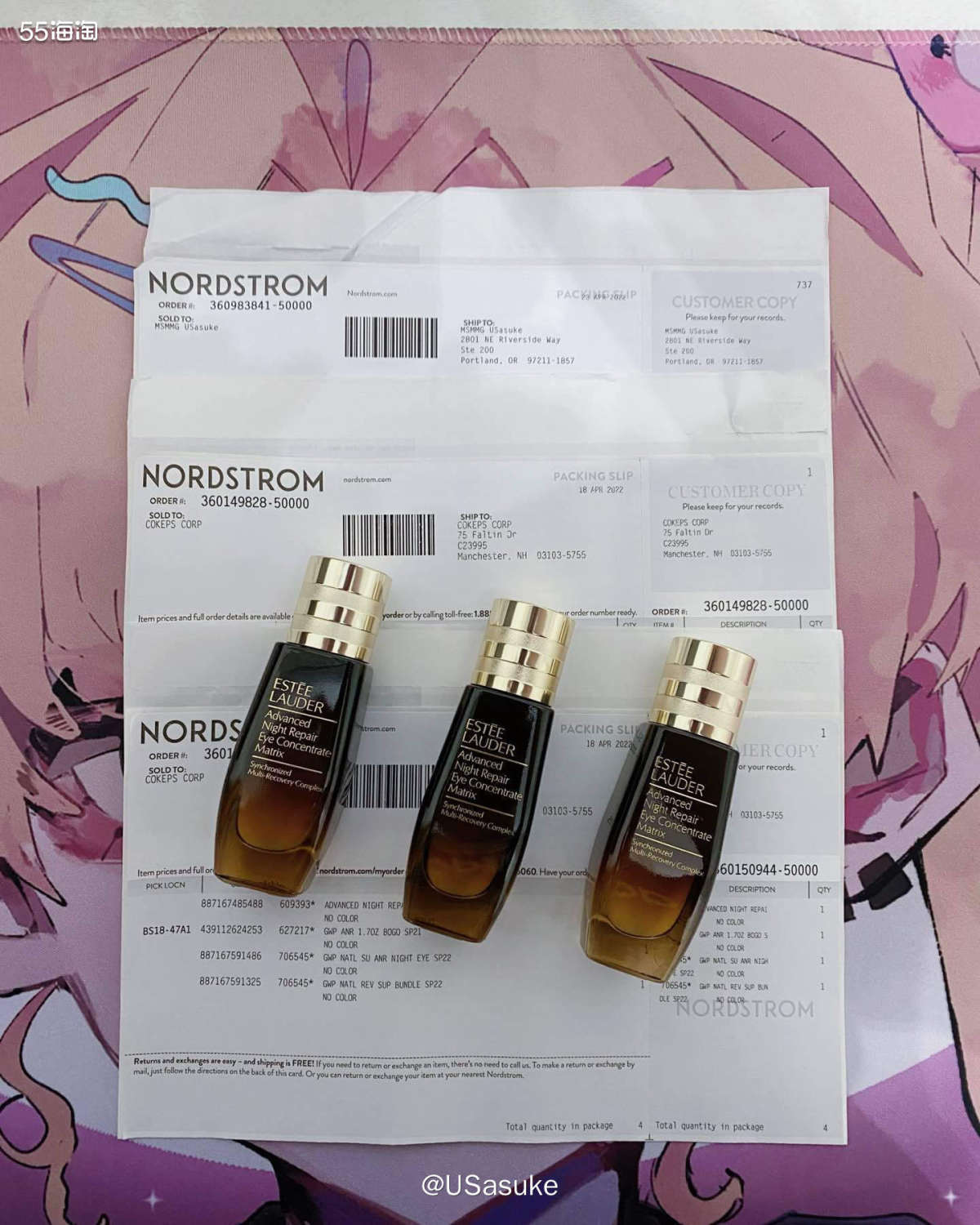 4月19日凌晨Nordstrom开始了雅诗兰黛小棕瓶精华买一