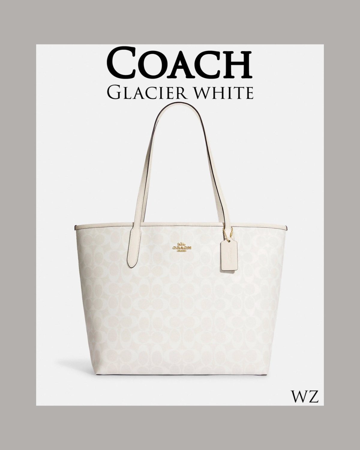 🌟剁手网站：美国coach奥莱官网 🌟剁手产品：冰川白托