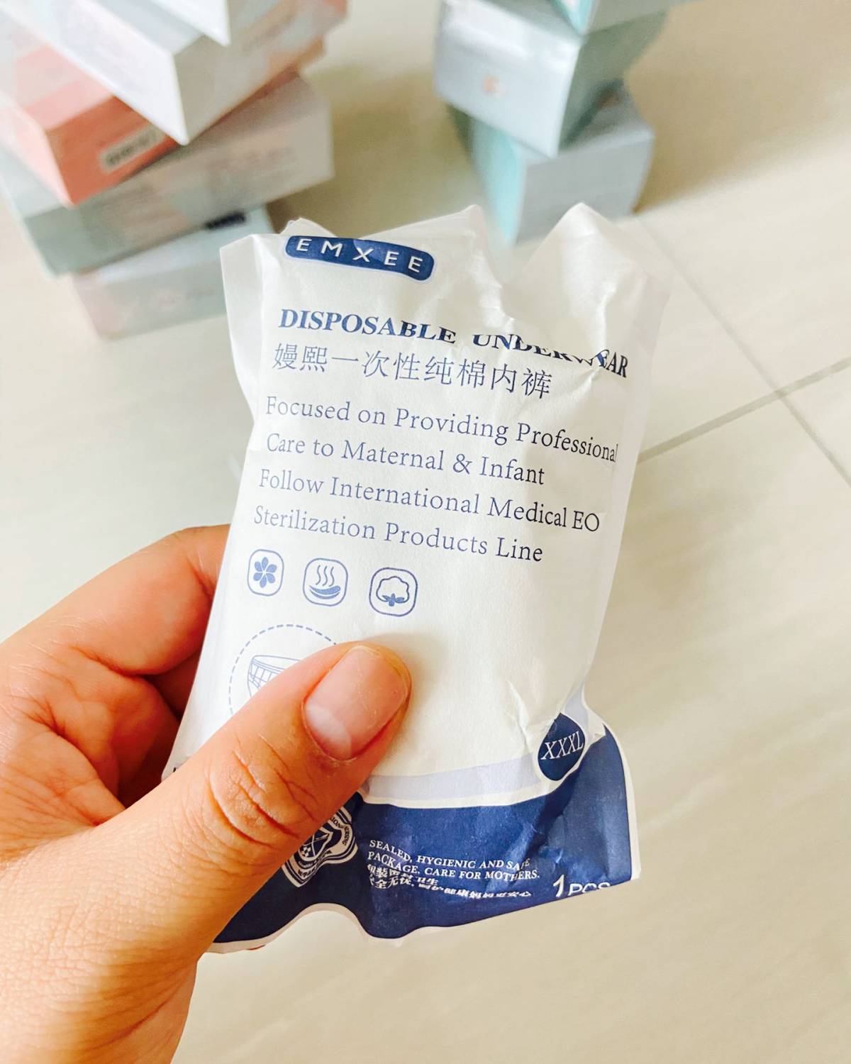 618我自己买的觉得很划算的，还有这个嫚熙的一次性内裤。 这