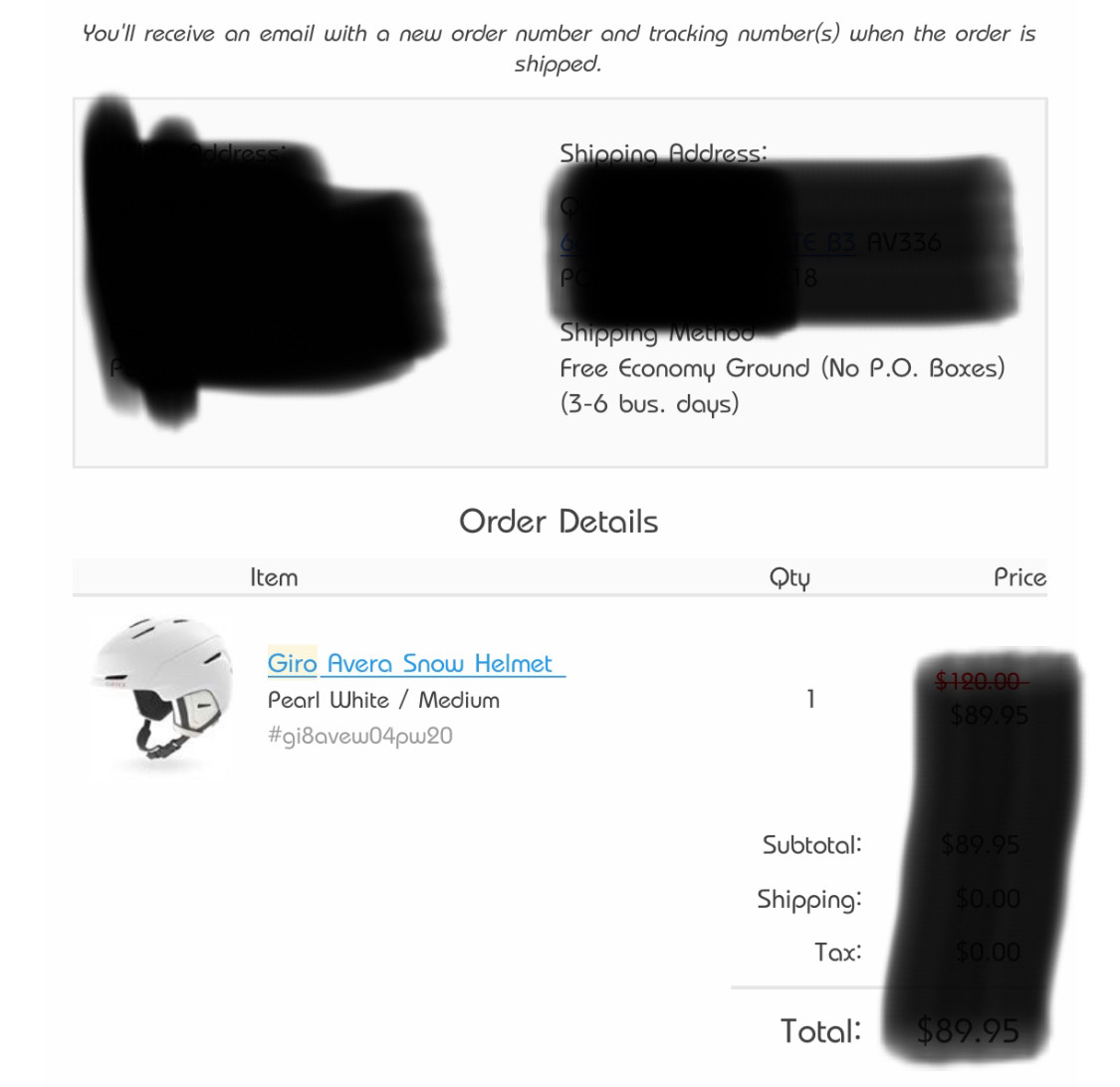 第三方雪具店抢到的打折GIRO，2021-2022款MIPS