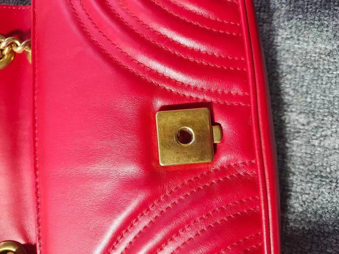 Gucci 马蒙mini 22cm 红色 国现特价｜💰89