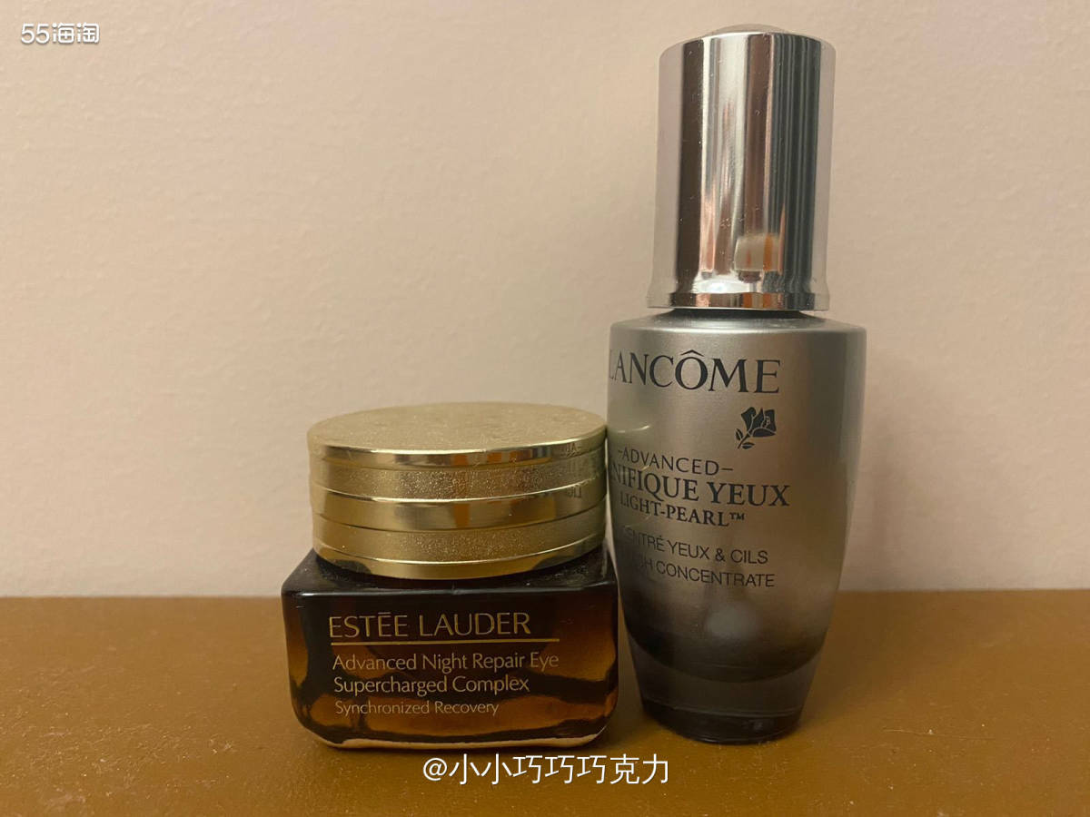 1⃣️ 兰蔻大眼精华 产品介绍：兰蔻小黑瓶大眼精华液，质地流