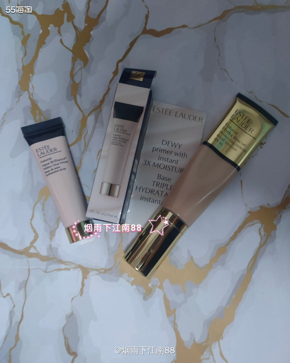 雅诗兰黛沁水粉底液应该是干皮比较喜欢的粉底液了吧！质地水润，