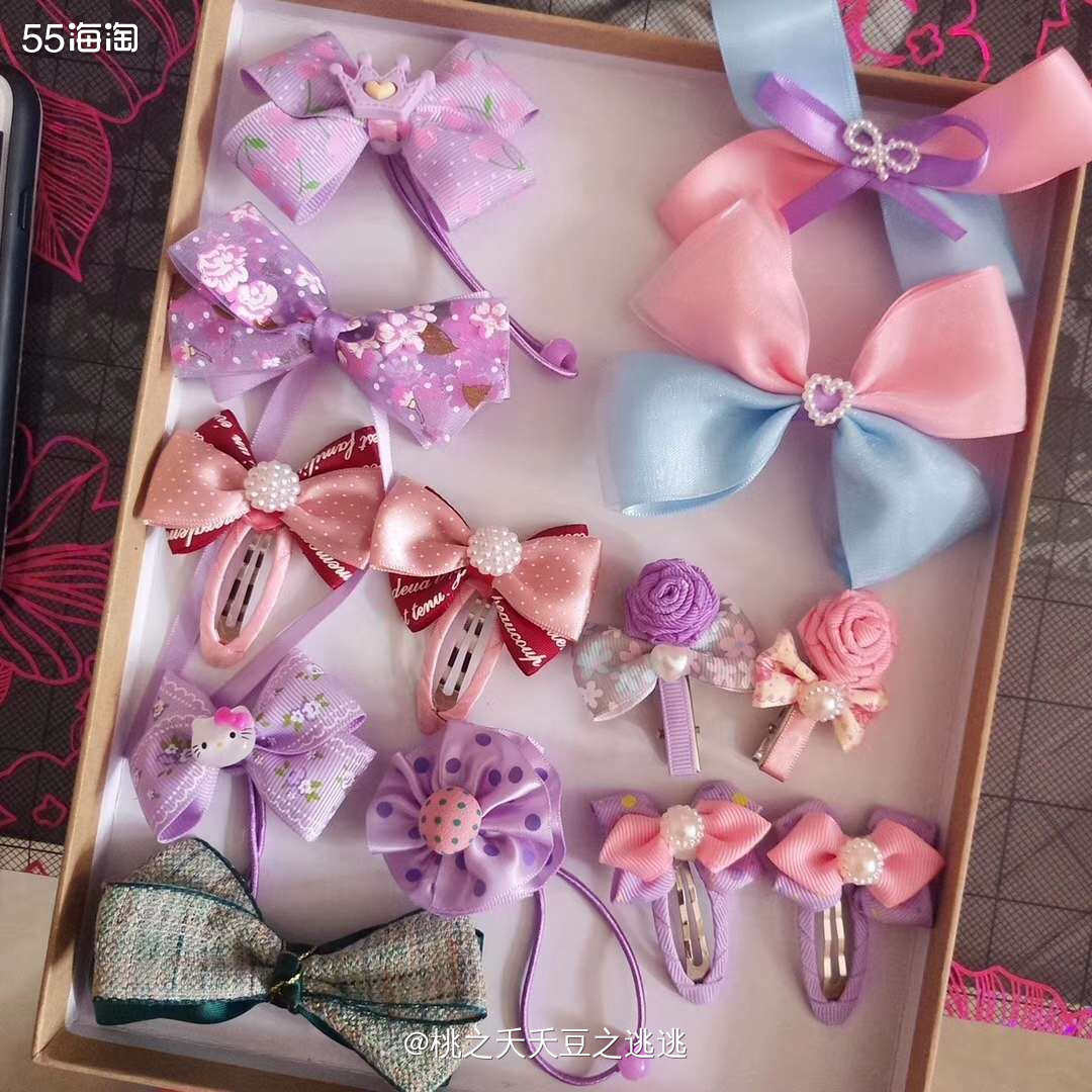 🎀做手工真的会上yin！我一做蝴蝶结就停不下来了，把喜欢的