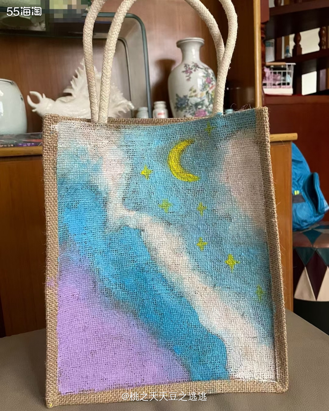 💙去年无印良品的麻布袋突然流行起来了，流行的原因是因为很多
